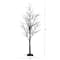 6ft. Pre-Lit LED Black Twig Artificial Halloween Tree